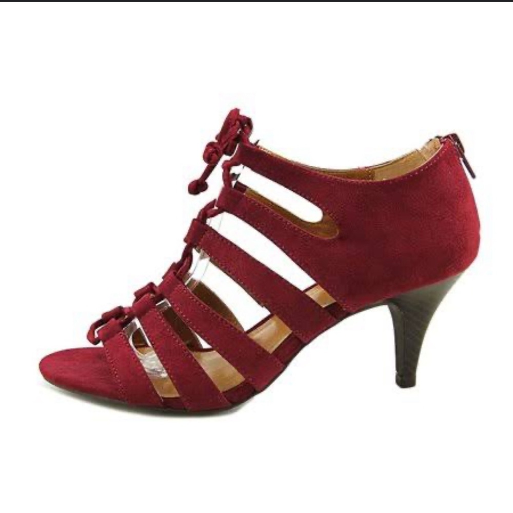 Style & Co Hannde Strappy Lace Up Heels